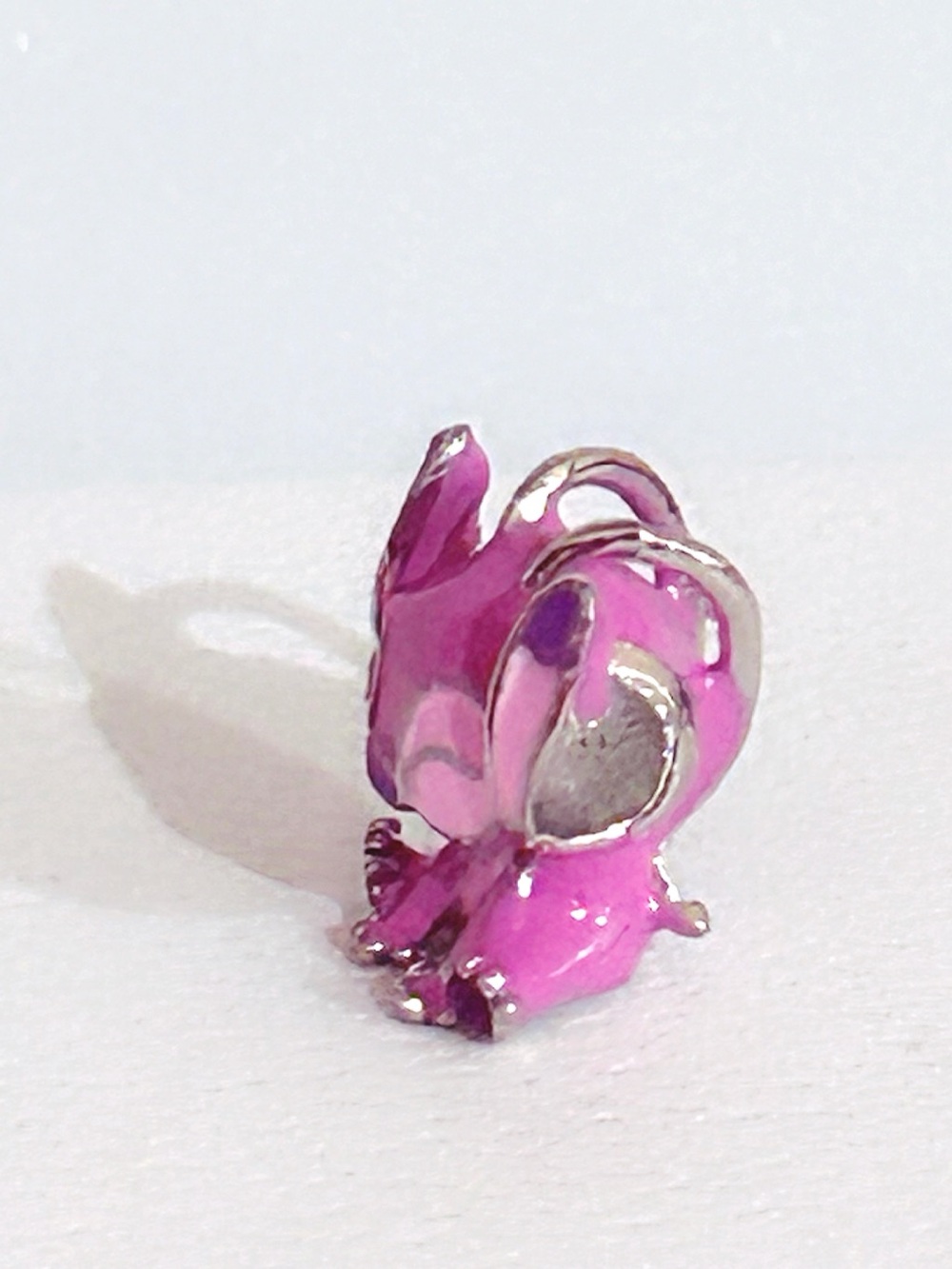 Silver Sanrio Disney Stitch Angel Charm - Picture 4 of 6
